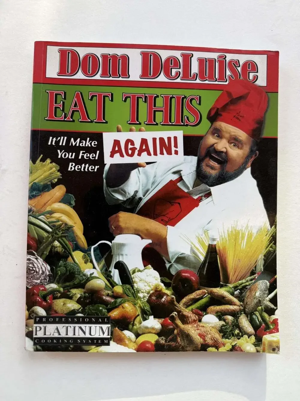 Eat This It'll Make You Feel Better Paperback Dom DeLuise book cookbook recipes